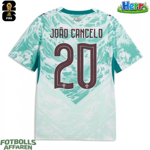 Portugal Joao Cancelo #20 Bortatröja VM 2026 Kortärmad